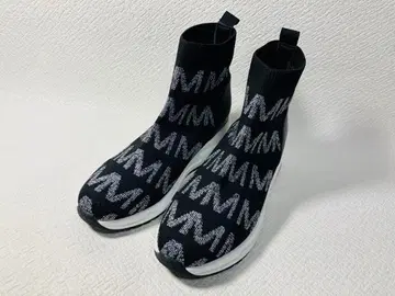 SH60 새상품 MUUM 무움 에어솔 니트 통굽 인힐 스니커즈 부츠 L