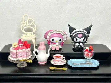 마이멜로디 & 쿠로미 스위트 다회 피규어 세트