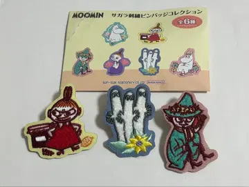 MOOMIN 무민 사가라 자수 핀 배지 컬렉션