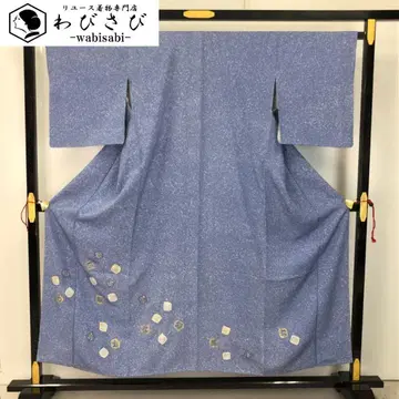 츠케사게 타타키 염색 자수 추상 꽃 무늬 금실 이색 K-5595