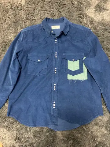 SHOTA SHIYAMA 네이비 데님 셔츠