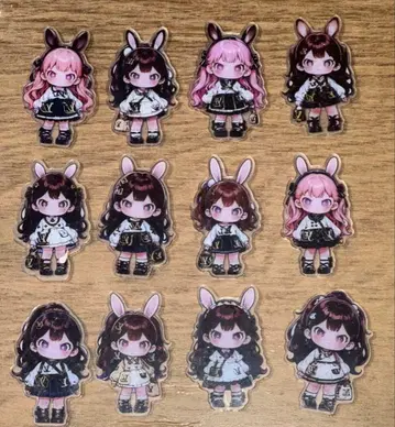 DORA 아크릴 6cm 12개 세트