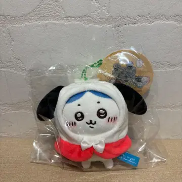 치이카와 x 산리오 캐릭터즈 쁘띠 미니 후드 마스코트 하치와레 포차코