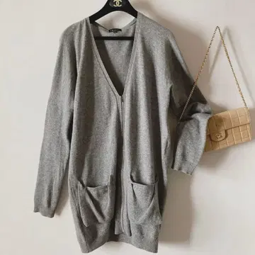 띠어리*캐시미어 100% 루즈핏 니트 가디건