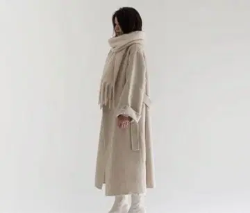 무료배송! Nae 알파카 롱 코트