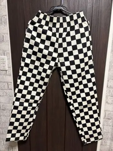 Cookman 체커 패턴 팬츠