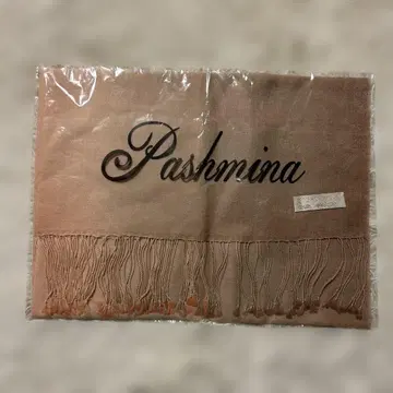 캐시미어 스톨 오렌지 베이지