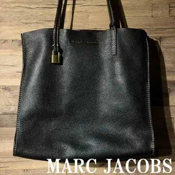 MARC JACOBS 마크 제이콥스 블랙 가죽 토트백