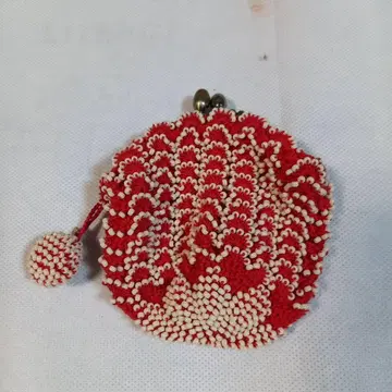 키나카 입체 비즈 자수 가마구치