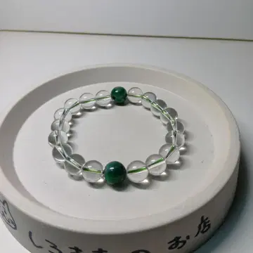 에메랄드 & 수정 팔찌