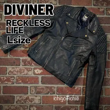 DIVINER RECKLESS LIFE 램 가죽 W 라이더스 1043S