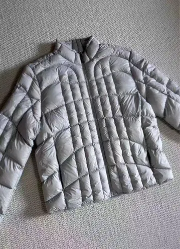 J.L-A.L 라이트 그레이 퀼팅 다운 자켓 M