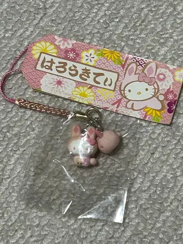 산리오 키티 네즈케 스트랩 핑크