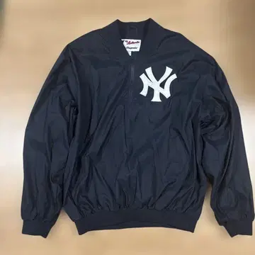 Majestic NY 양키스 하프 지퍼 XL 사이즈