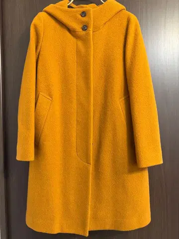 매킨토시 런던 후드 부착 코트