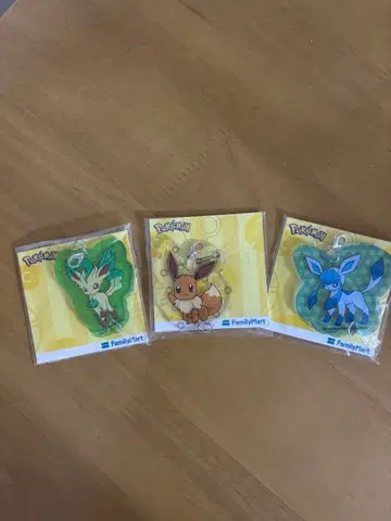 포켓몬 아크릴 키링 3종 세트