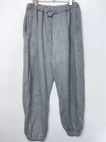 레트로 Captain Santa 구제 의류 캐릭터 프린트 스웨트 팬츠