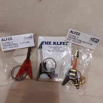 ALFEE 타카미자와 토시히코 CUSTOM 키링 3개 세트