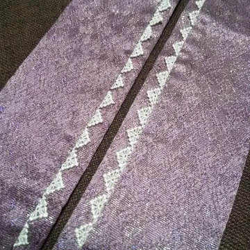 라메 카라 새상품 레이스 부착 후리소데 성인식