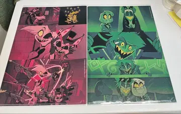 해즈빈 호텔 클리어 파일 2장 세트 (Scene) 알래스터 엔젤