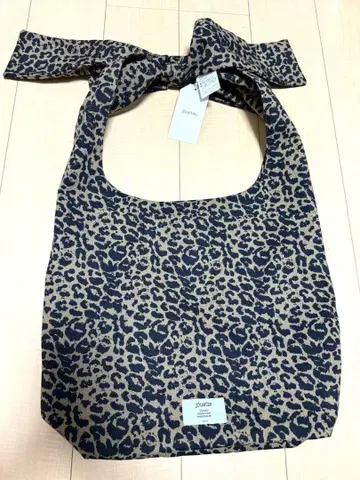 jouetie 패턴 리본 토트백