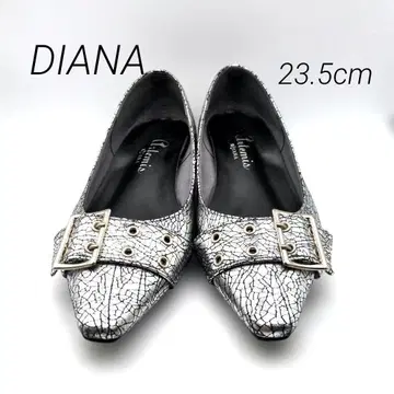 펌프스 실버 갈라짐 무늬