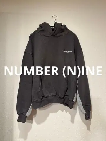 넘버 나인 블랙 후드티 S