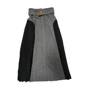 CPCM 플리츠 스커트 롱 스커트