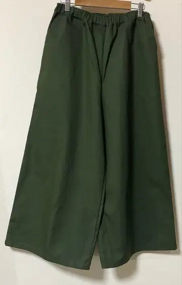 핸드메이드 와이드 팬츠 카키