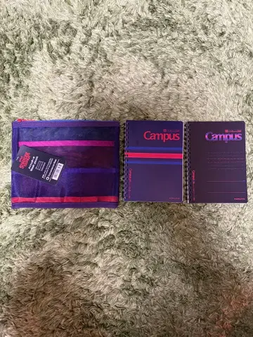 기묘한 이야기 훼미리마트 메쉬 파우치 campus 노트