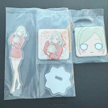 하스노소라 세가럭키 복권 아크릴 스탠드 세라스 캔뱃지