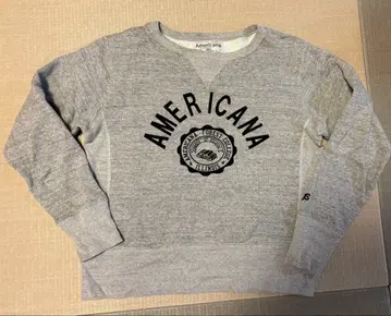 [ Americana ] 플로키 프린트 맨투맨 트레이닝복