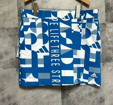 새상품 택 포함 adidas 아디다스 골프 그래픽 프린트 스커트 M