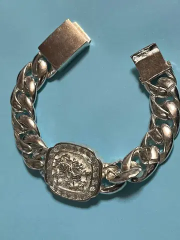 팔찌 빈티지 ID 은사자 기린 키헤이 실버925