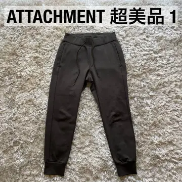 ATTACHMENT 조거 팬츠 카키 1 새상품급 일본제 이지 팬츠