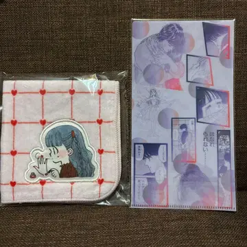 리본 3coins 토키메키 나이트 타월 손수건 & 클리어 파일 소