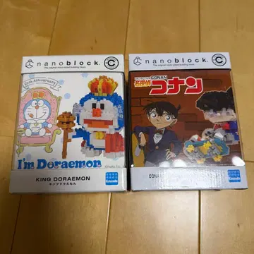 나노블록 도라에몽과 코난 세트