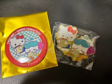 치이카와 산리오 캔뱃지 핀즈 컬렉션 2점 세트