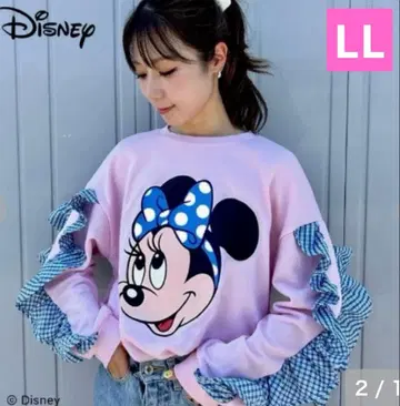 치마지로 미니 트레이닝복 시마무라 디즈니 핑크 체크 LL 새상품