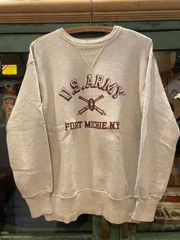 WAREHOUSE 플로키 프린트 맨투맨 웨어하우스