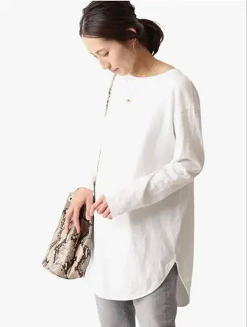 프레임워크 코튼 천축 라운드 헴