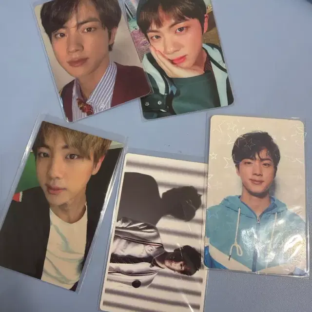방탄소년단 진 포토카드 5장 세트 bts 미니포카