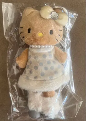 [ 정품 ] GOGO 갸루 키티 드레스 포함 키링 도트 무늬 드레스