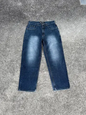 VIBES JEANETICS 데님 팬츠 W36 L34 와이드 스트레이트