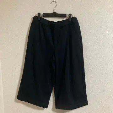 트위드 샤기 속기모 와이드 팬츠 LL 사이즈 블랙 tndm-16