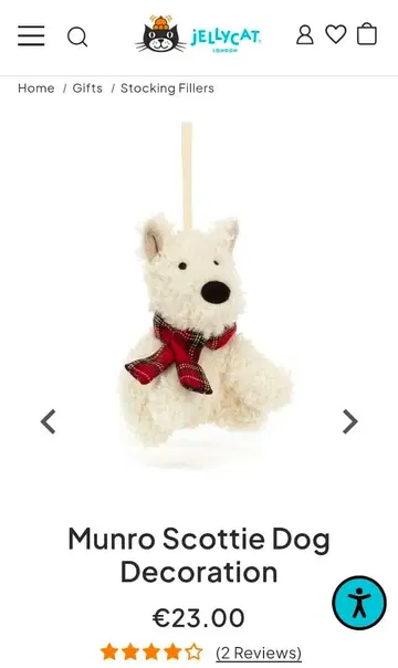 제리캣 맨로 스코티 강아지 봉제 인형