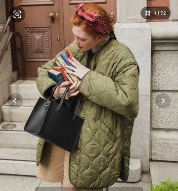 2way 퀼팅 라이너 노카라 자켓/베스트