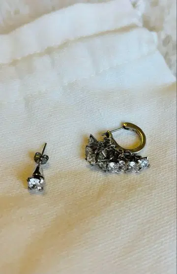 e.m 지르코니아 귀걸이 (한쪽용) 세트