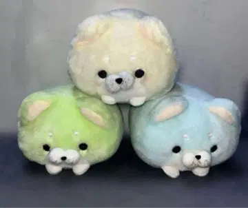 데굴데굴 강아지 파스텔 시바견 YELL 봉제 인형