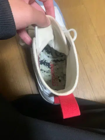 Converse All Star 화이트 스니커즈 NASA 콜라보